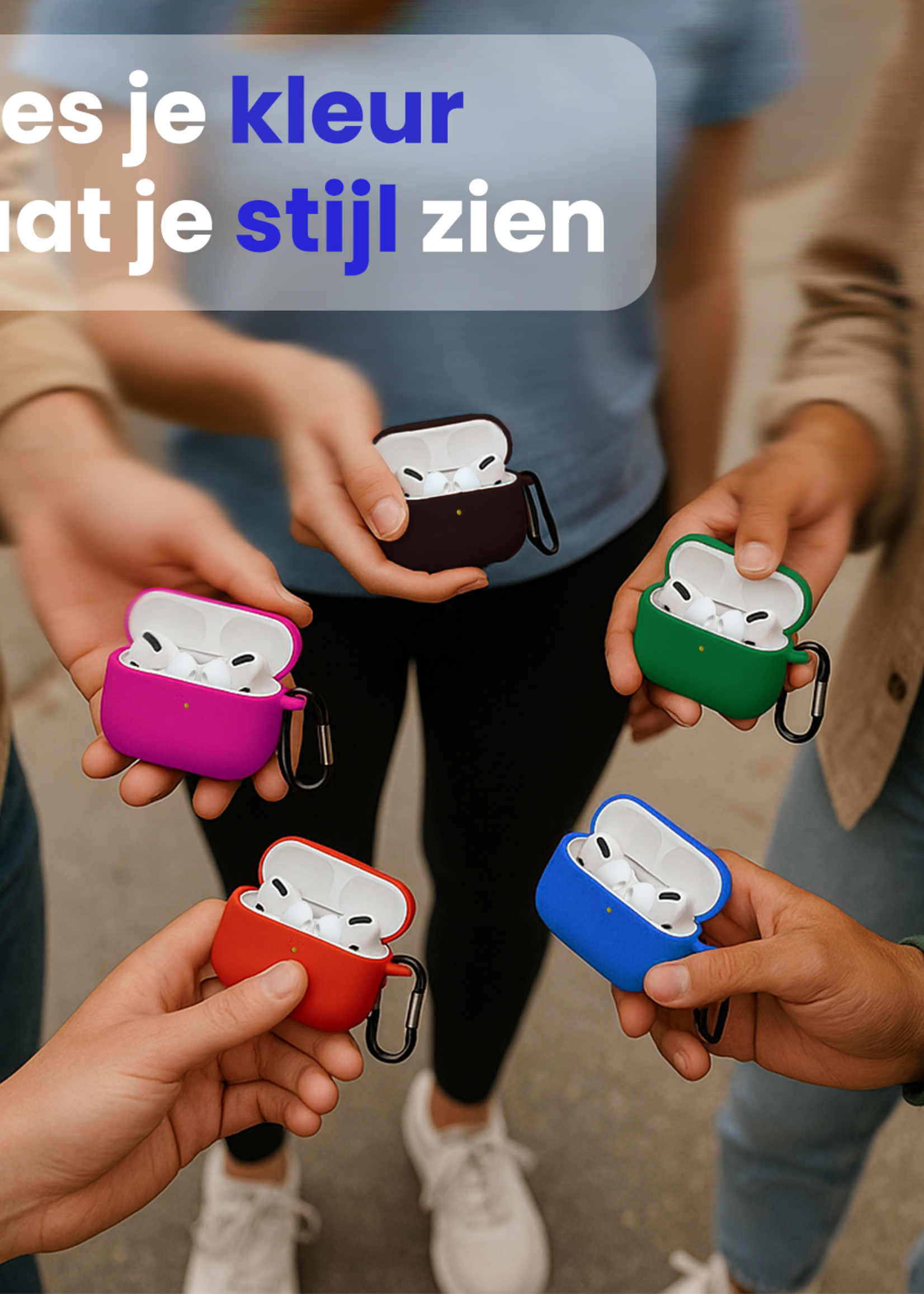 BTH BTH AirPods Pro 3 Hoesje - Wit