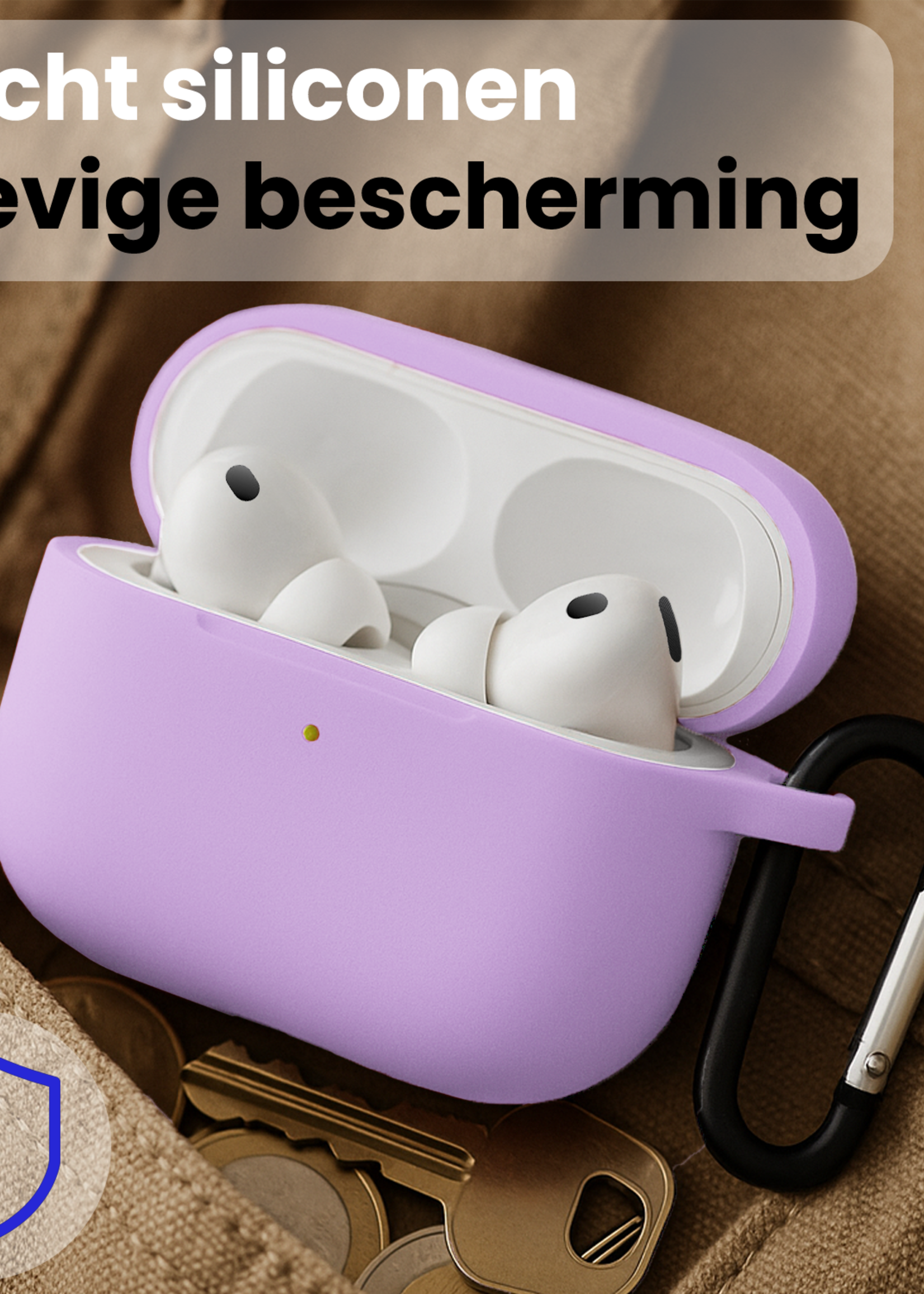 BTH BTH AirPods Pro 3 Hoesje - Lila