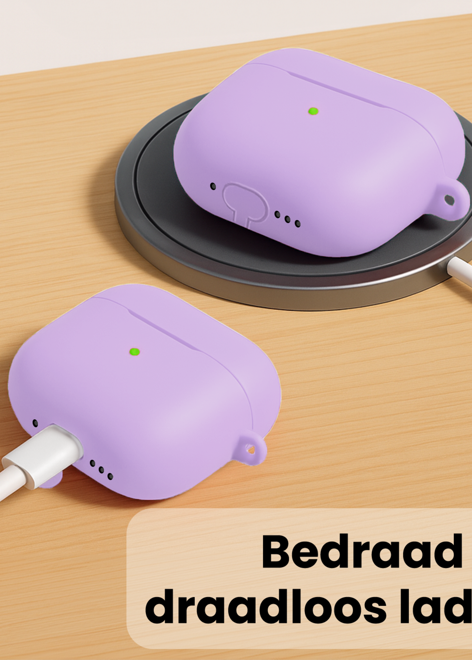 BTH BTH AirPods Pro 3 Hoesje - Lila