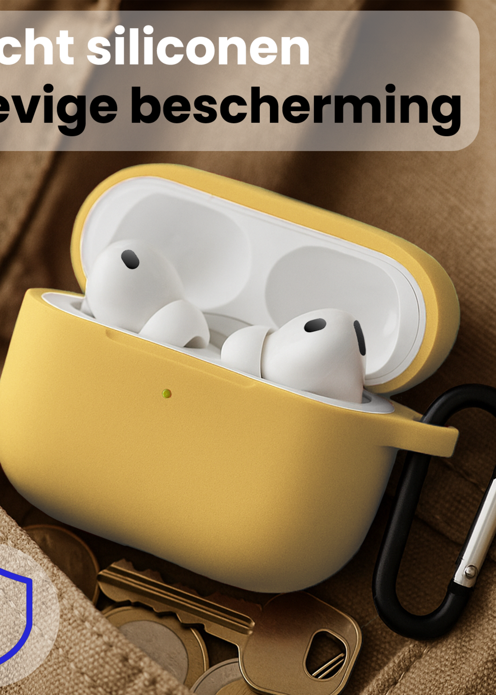 BTH BTH AirPods Pro 3 Hoesje - Geel