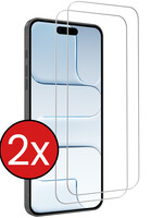 BTH BTH iPhone Air Screenprotector Glas Met Dichte Notch - 2 PACK