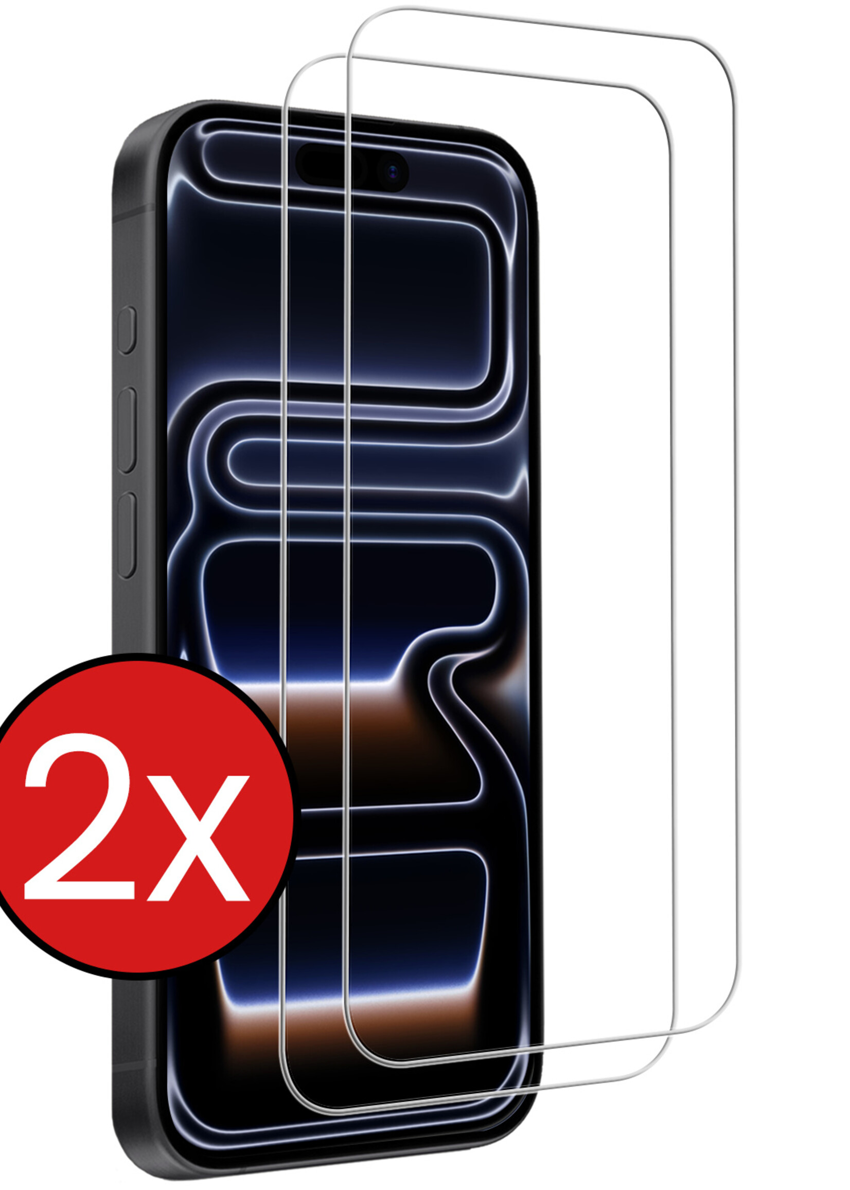 BTH BTH iPhone 17 Pro Screenprotector Glas Met Dichte Notch - 2 PACK