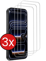 BTH BTH iPhone 17 Pro Screenprotector Glas Met Dichte Notch - 3 PACK