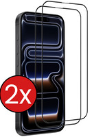 BTH BTH iPhone 17 Pro Screenprotector Glas Full Cover 2D - 2 PACK