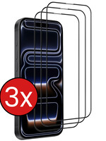 BTH BTH iPhone 17 Pro Max Screenprotector Glas Full Cover 2D - 3 PACK