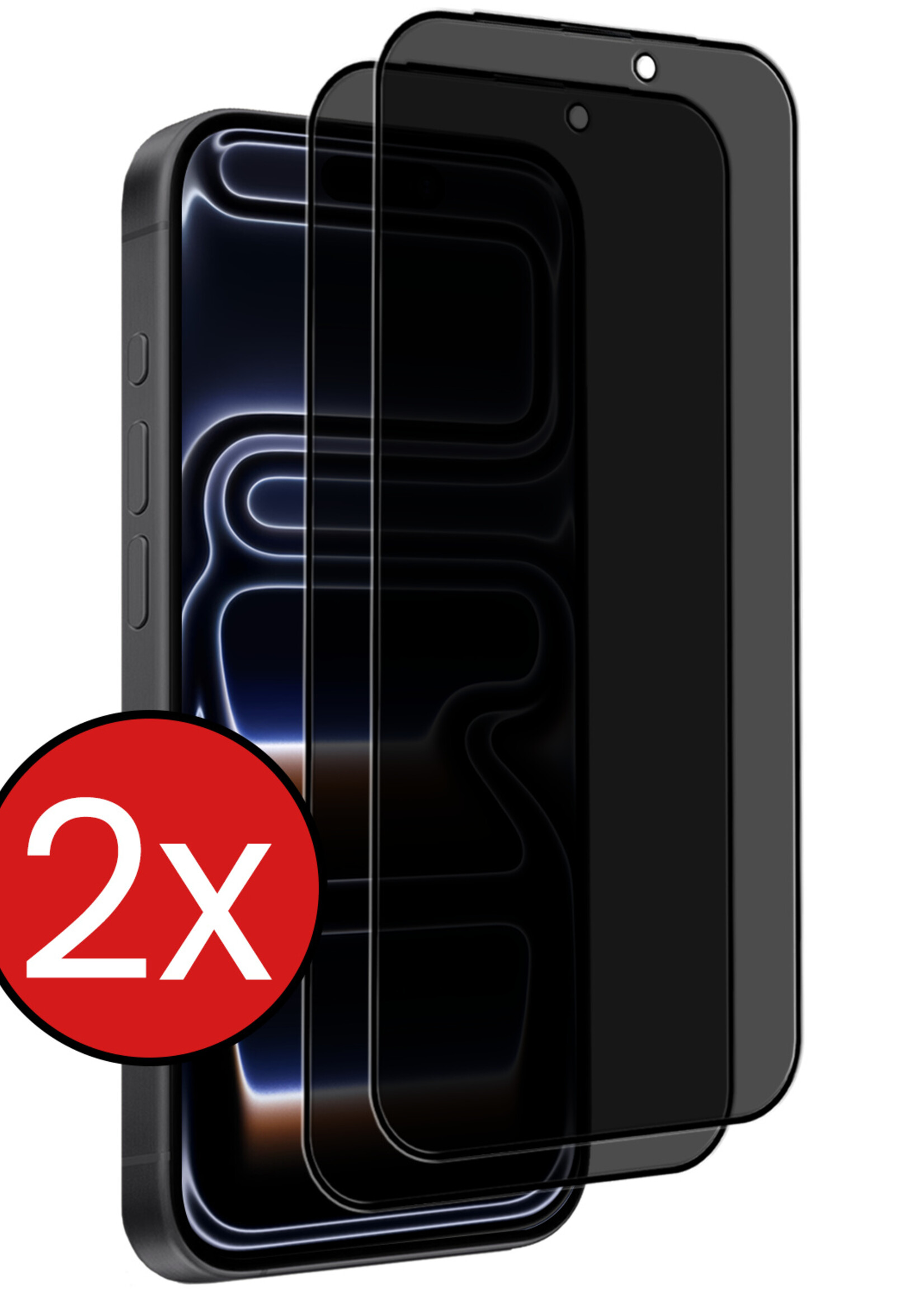 BTH BTH iPhone 17 Pro Max Screenprotector Glas Privacy - 2 PACK