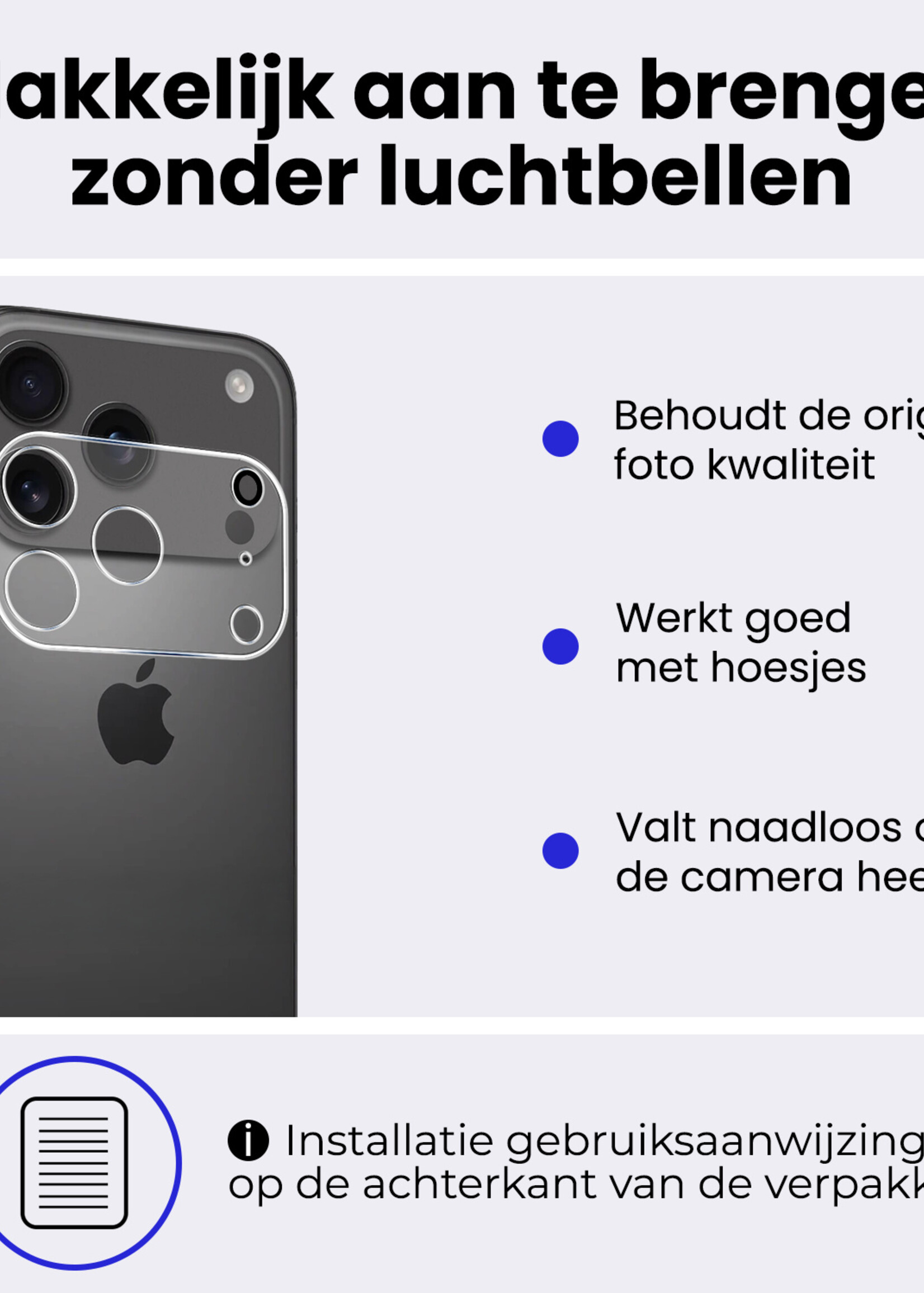 BTH BTH iPhone 17 Pro Max Camera Screenprotector