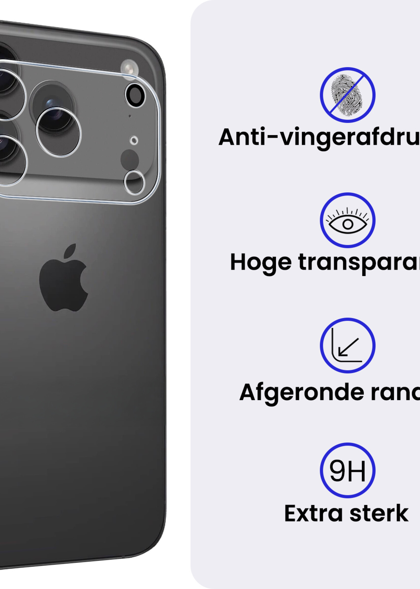 BTH BTH iPhone 17 Pro Max Camera Screenprotector - 3 PACK