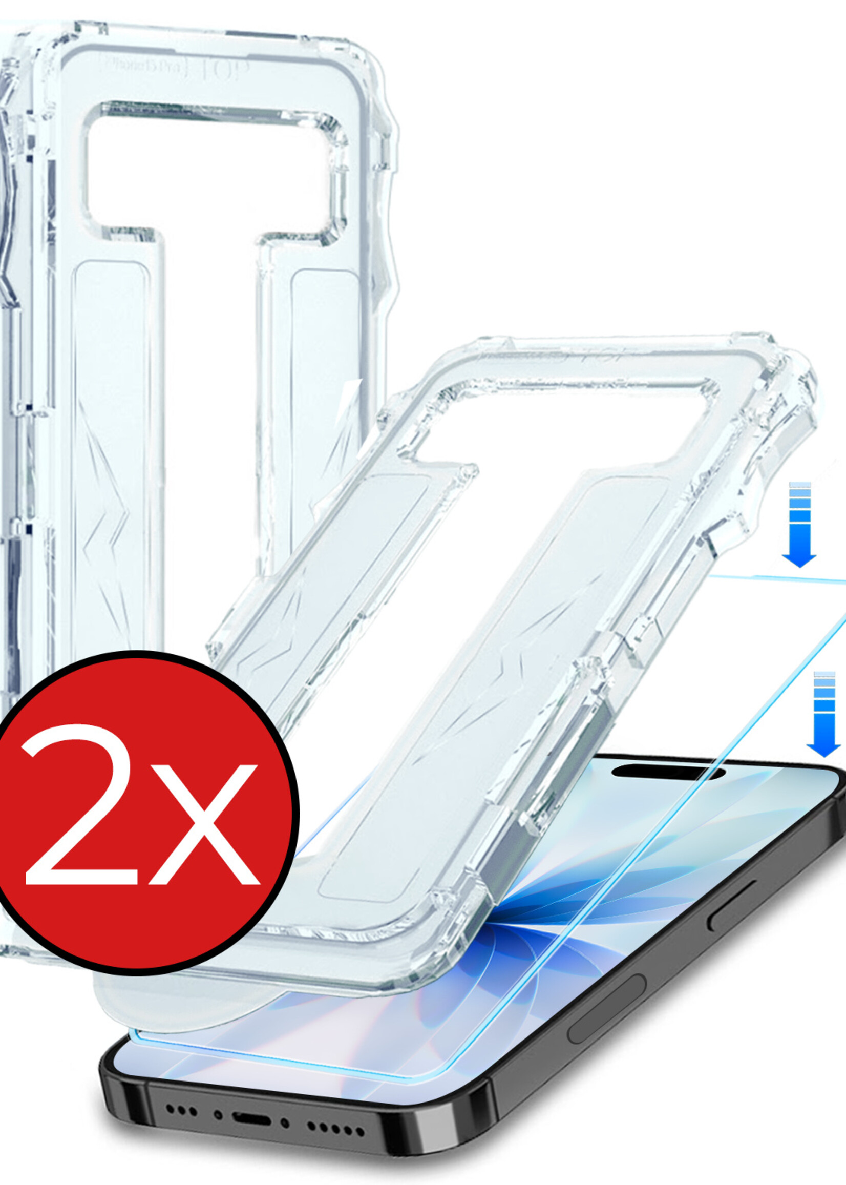 BTH BTH iPhone 17 Hybrid Screenprotector - 2 PACK