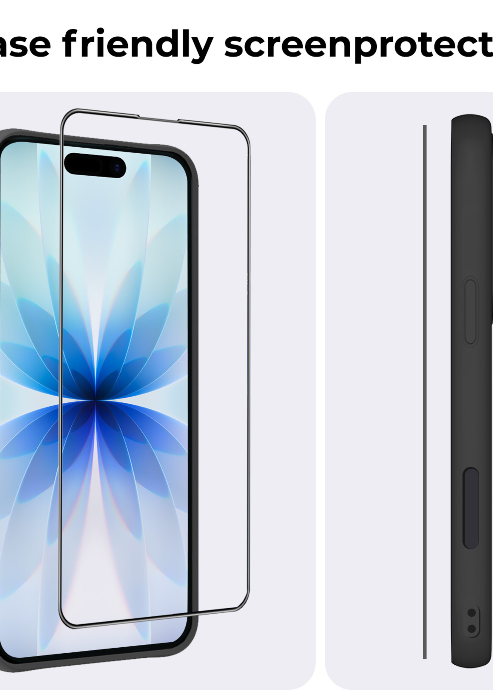 BTH BTH iPhone 17 Hybrid Screenprotector - 2 PACK