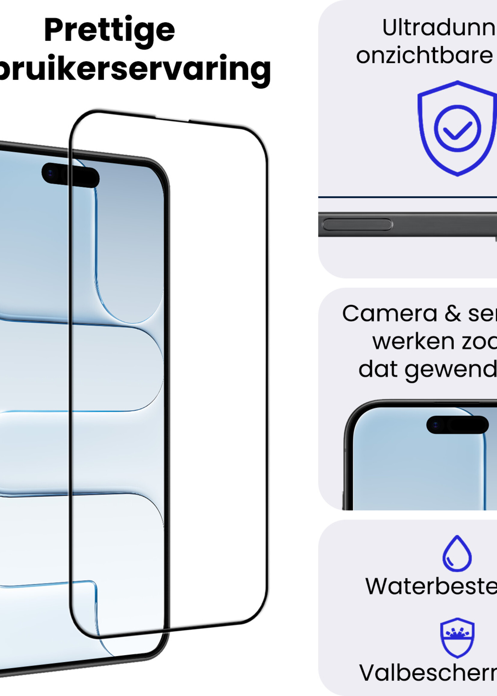 BTH BTH iPhone Air Hybrid Screenprotector - 3 PACK