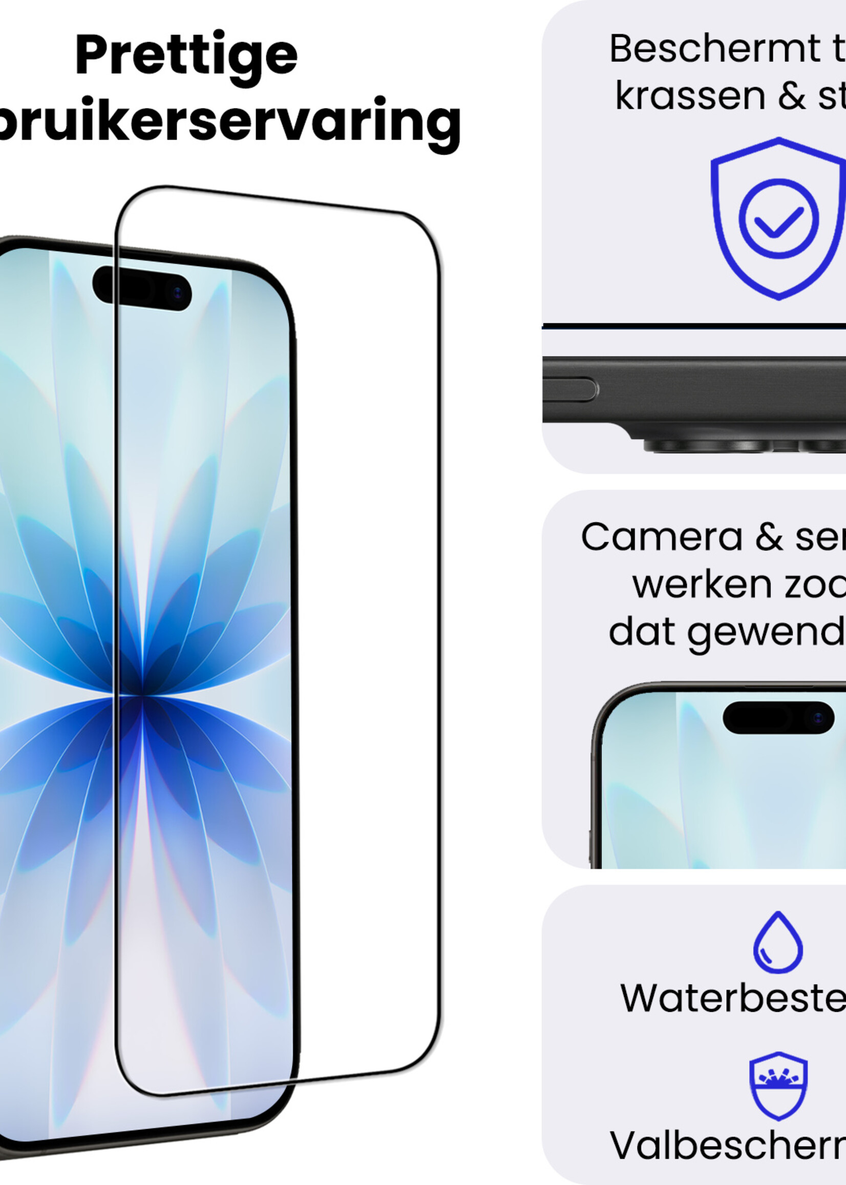 BTH BTH iPhone 17 Screenprotector Met Installatieframe - 2 PACK