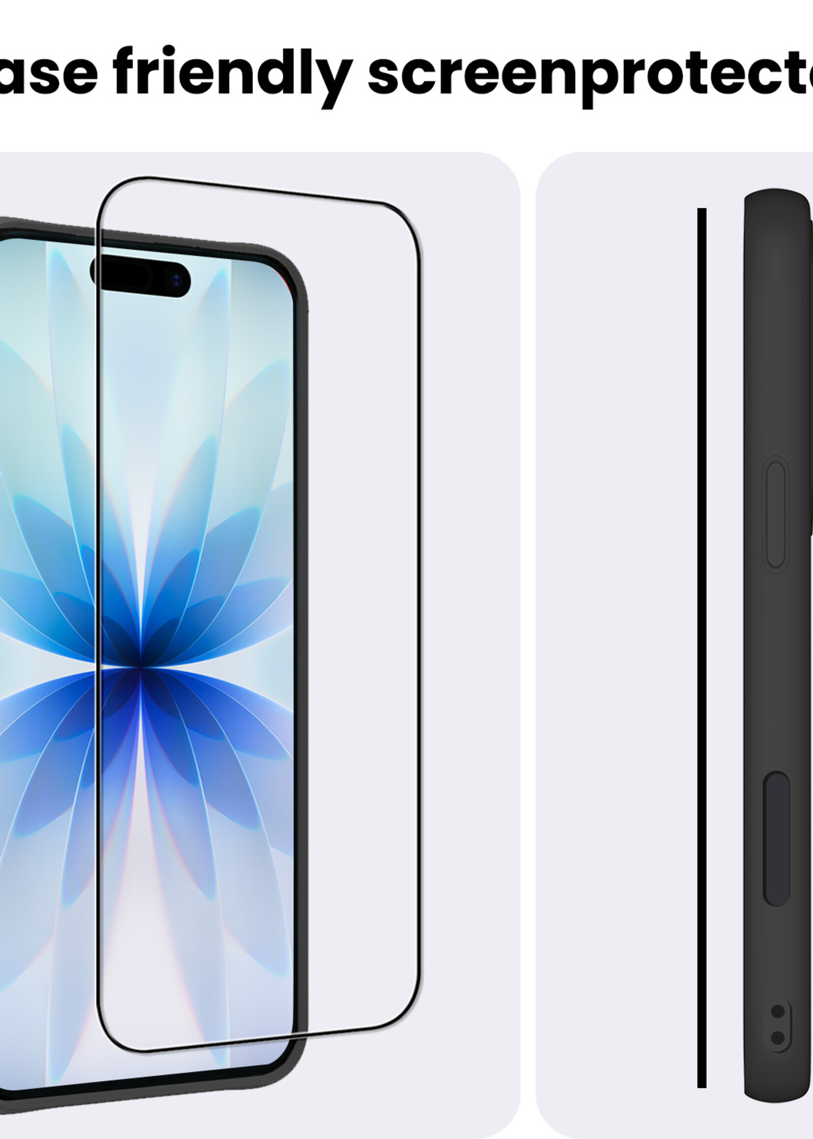 BTH BTH iPhone 17 Screenprotector Met Installatieframe - 3 PACK