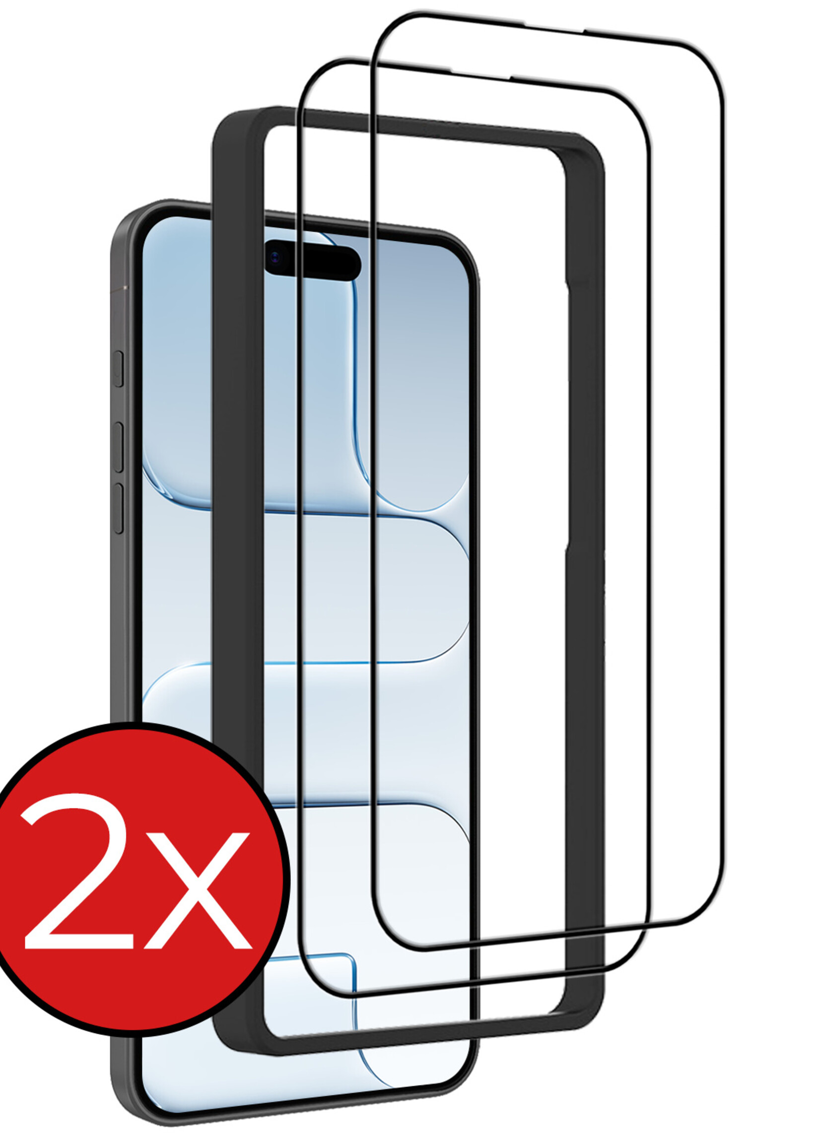 BTH BTH iPhone Air Screenprotector Met Installatieframe - 2 PACK