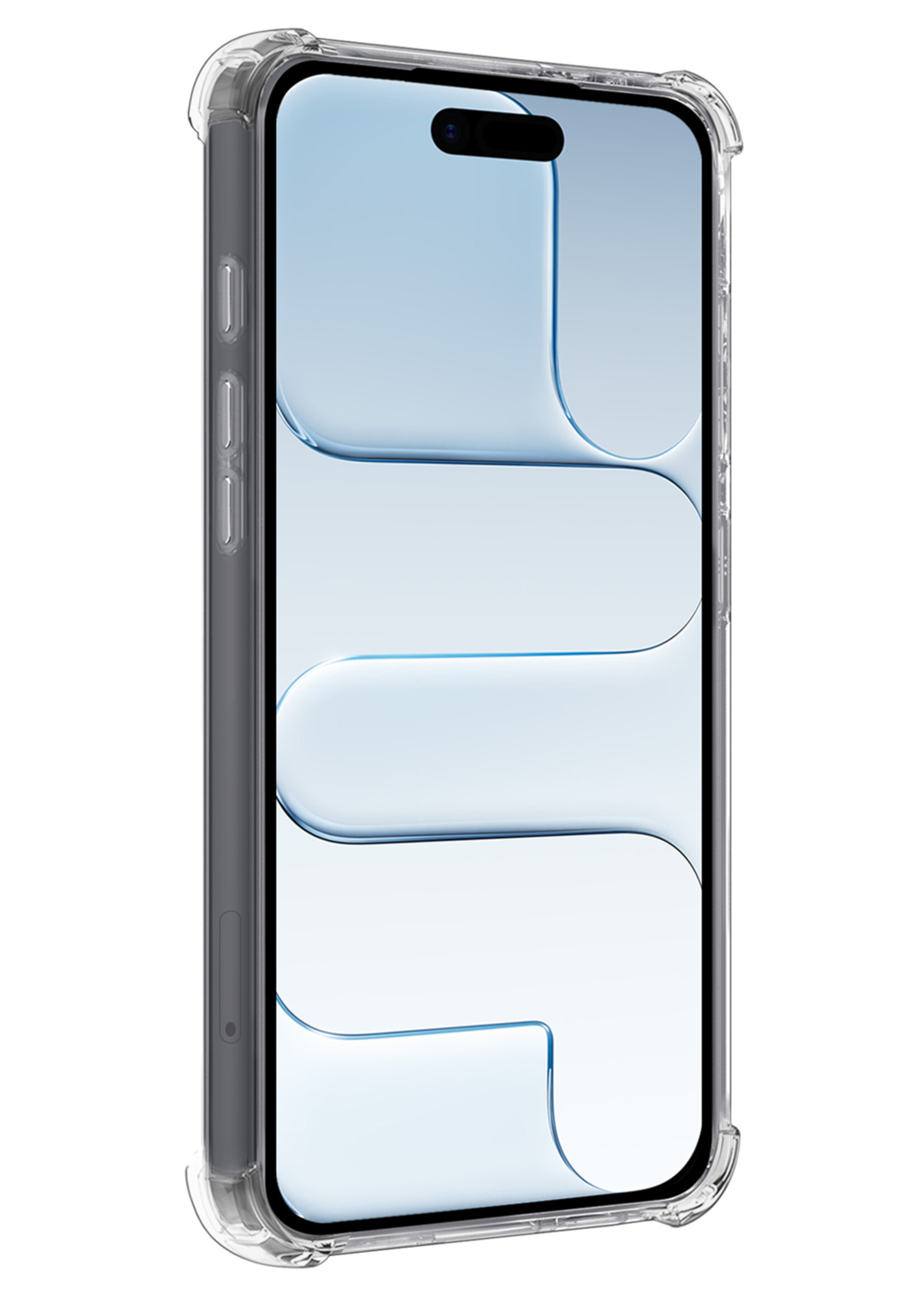 BTH BTH iPhone Air Hoesje Shockproof Met 2x Screenprotector Met Dichte Notch