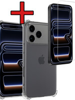 BTH BTH iPhone 17 Pro Max Hoesje Shockproof Met Screenprotector Met Dichte Notch