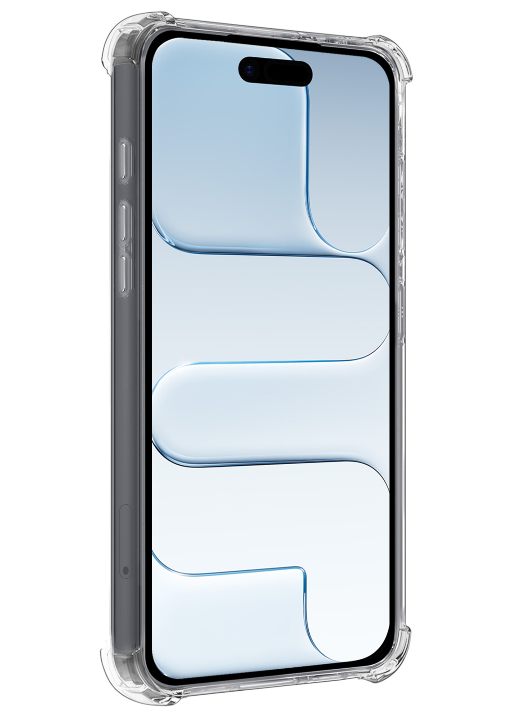 BTH BTH iPhone Air Hoesje Pashouder Met 2x Screenprotector