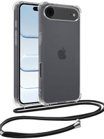 BTH BTH iPhone Air Hoesje Transparant Shockproof Met Zwart Koord