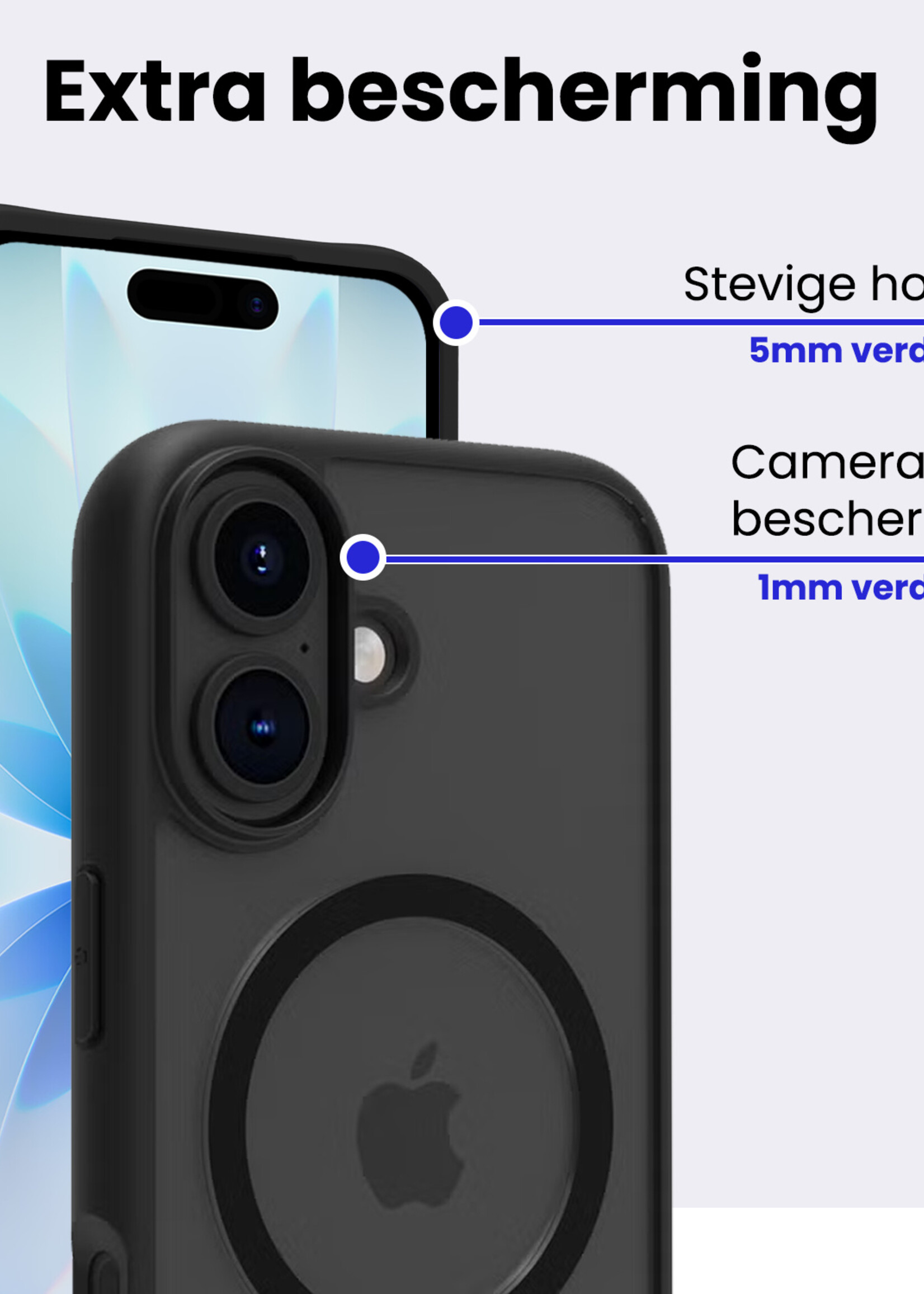 BTH BTH iPhone 17 Magsafe Hoesje - Zwart