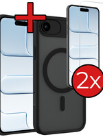 BTH BTH iPhone Air Magsafe Hoesje Zwart Met 2x Screenprotector