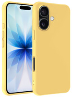 BTH BTH iPhone 17 Hoesje Siliconen - Geel