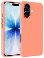BTH BTH iPhone 17 Hoesje Siliconen - Perzik