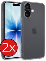 BTH BTH iPhone 17 Hoesje Siliconen - Transparant - 2 PACK