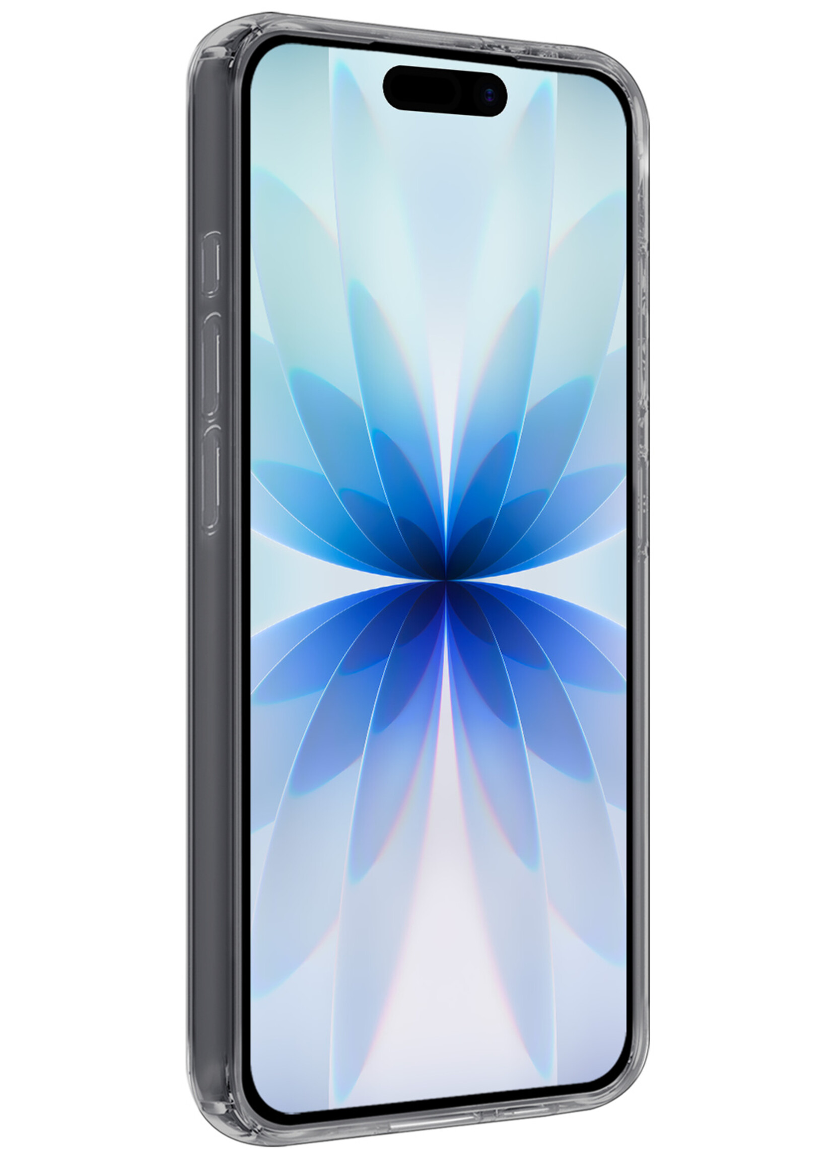 BTH BTH iPhone 17 Hoesje Siliconen Met 2x Screenprotector Met Dichte Notch - Transparant