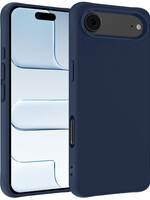 BTH BTH iPhone Air Hoesje Siliconen - Donkerblauw