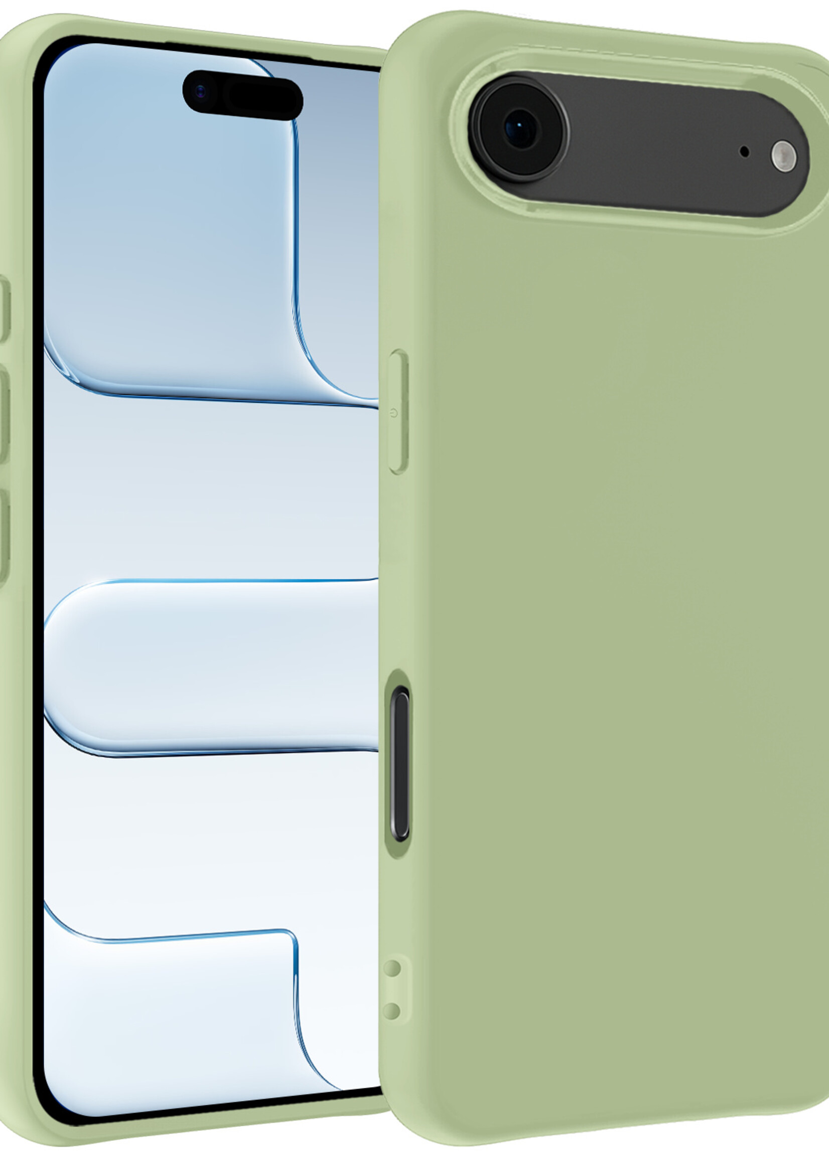 BTH BTH iPhone Air Hoesje Siliconen - Groen