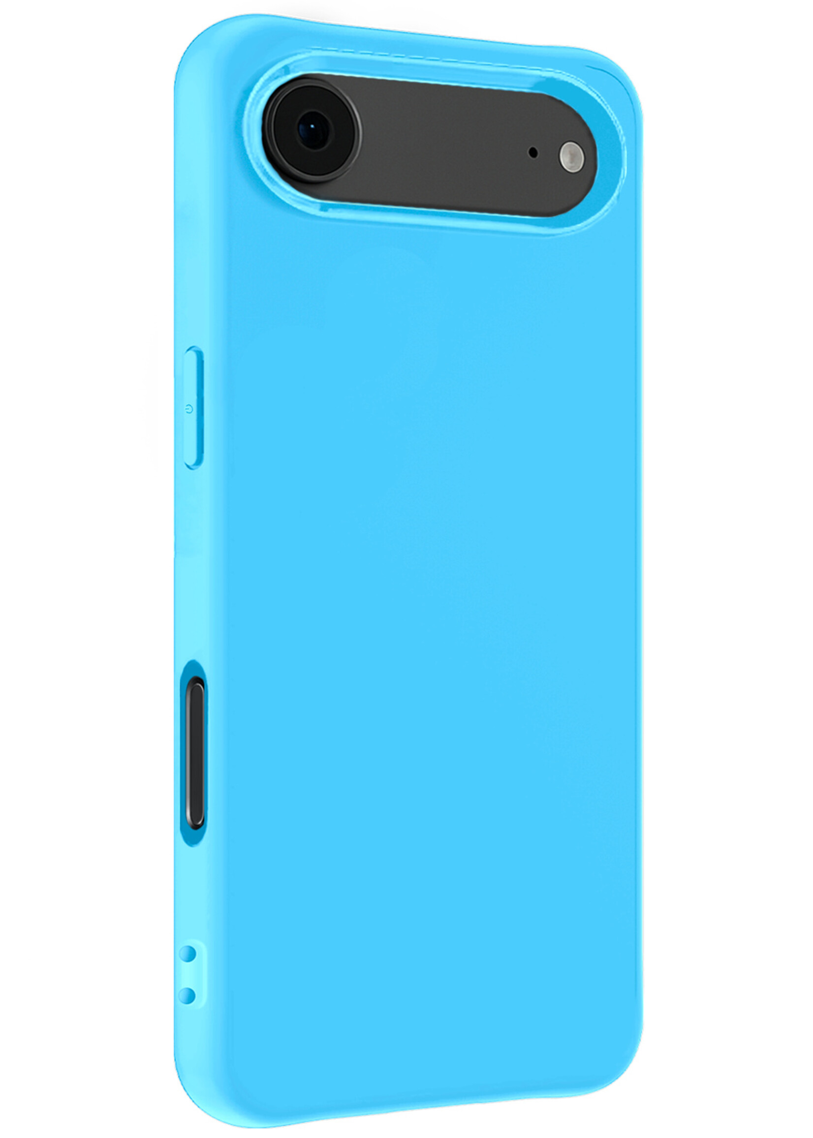 BTH BTH iPhone Air Hoesje Siliconen - Lichtblauw