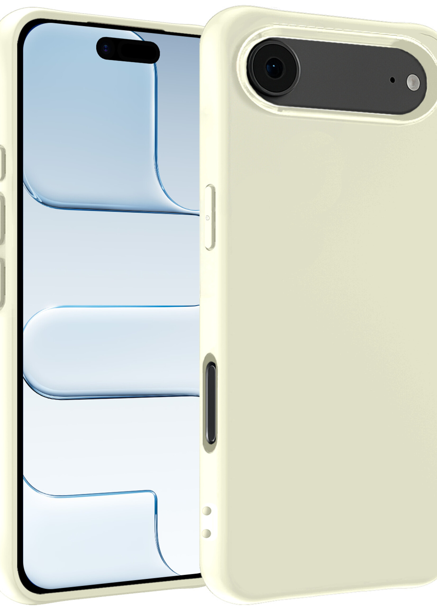 BTH BTH iPhone Air Hoesje Siliconen - Wit