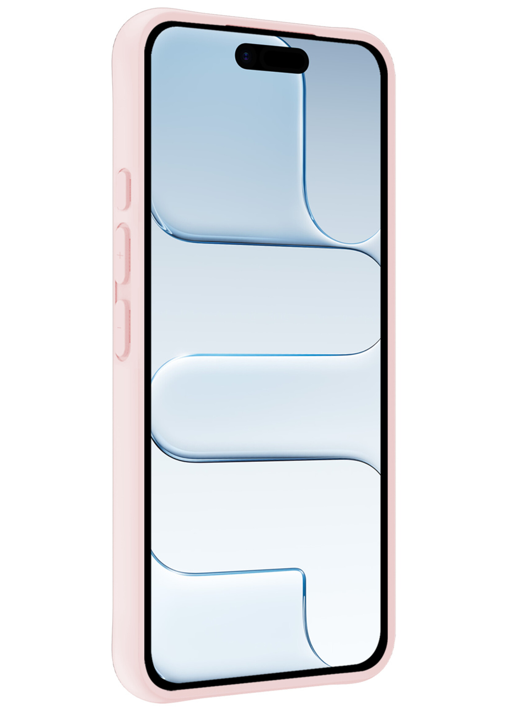 BTH BTH iPhone Air Hoesje Siliconen - Lichtroze - 2 PACK