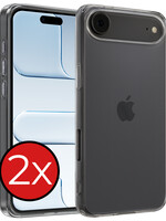 BTH BTH iPhone Air Hoesje Siliconen - Transparant - 2 PACK