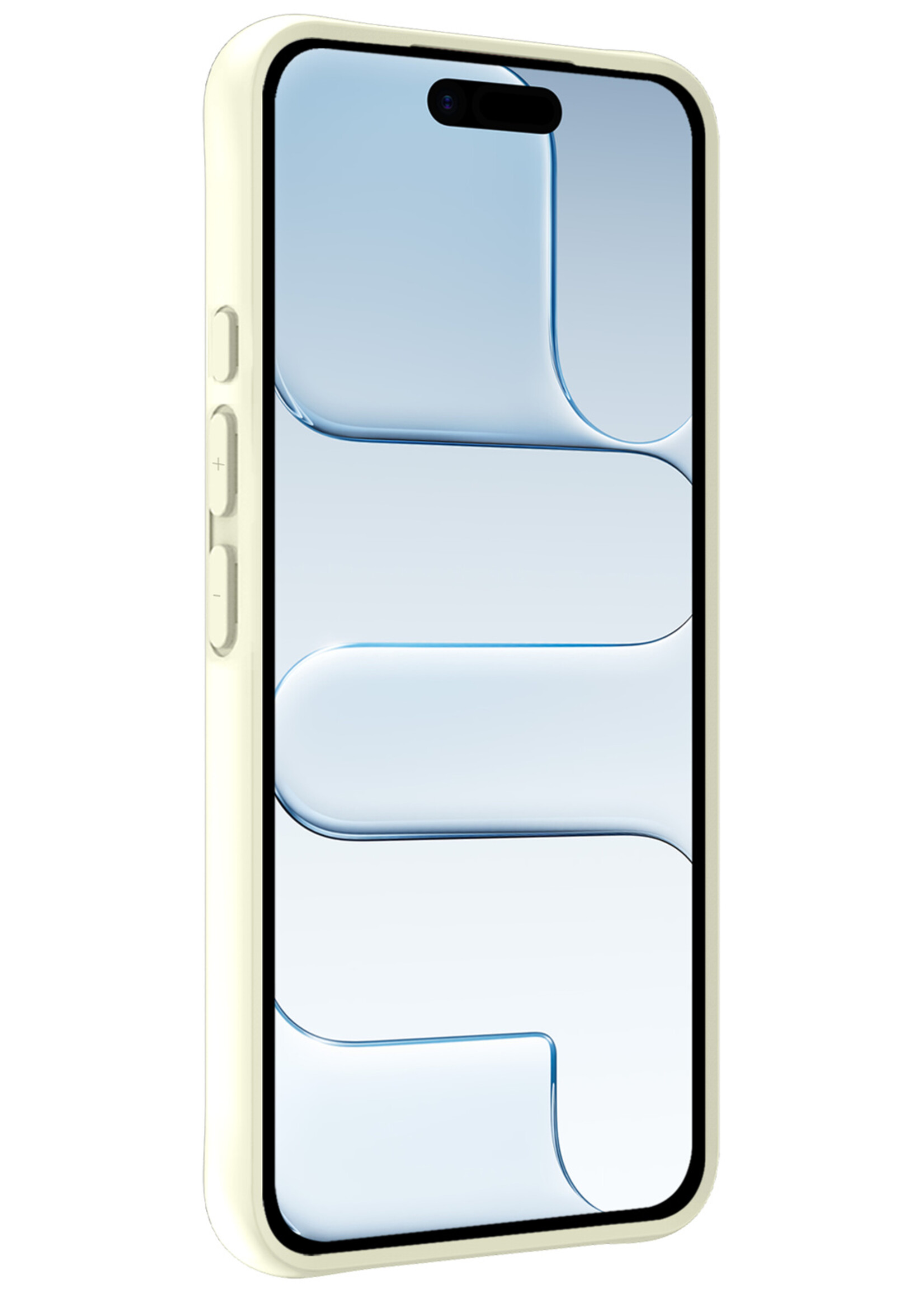 BTH BTH iPhone Air Hoesje Siliconen - Wit - 2 PACK