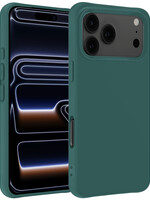 BTH BTH iPhone 17 Pro Hoesje Siliconen - Donkergroen