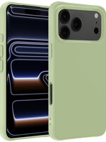 BTH BTH iPhone 17 Pro Hoesje Siliconen - Groen