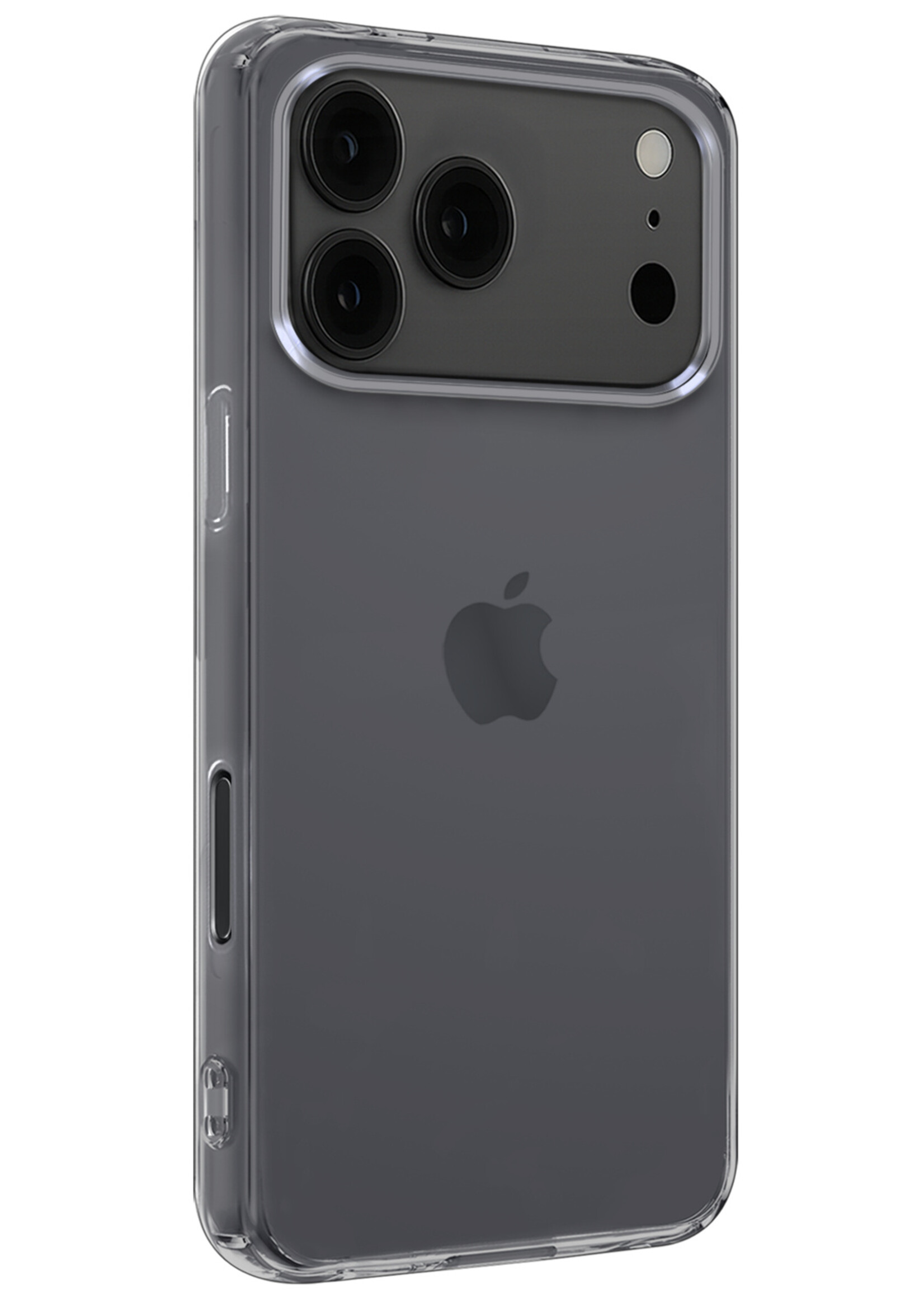 BTH BTH iPhone 17 Pro Hoesje Siliconen - Transparant - 2 PACK