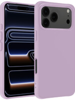 BTH BTH iPhone 17 Pro Max Hoesje Siliconen - Lila