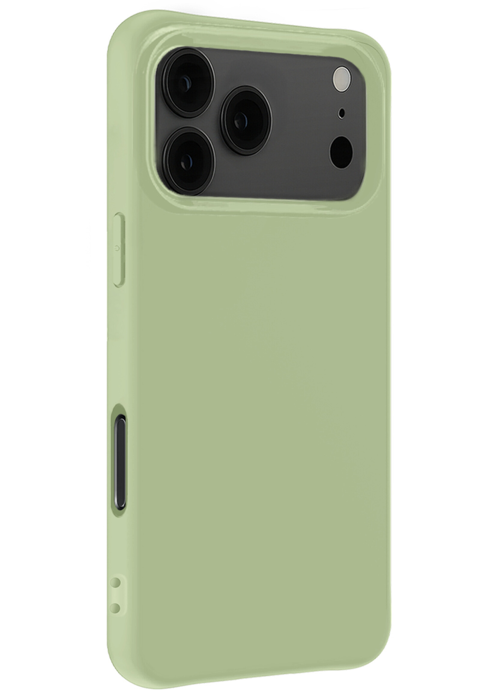 BTH BTH iPhone 17 Pro Max Hoesje Siliconen - Groen - 2 PACK