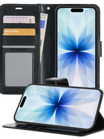 BTH BTH iPhone 17 Hoesje Bookcase - Zwart