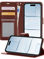 BTH BTH iPhone Air Hoesje Bookcase - Bruin
