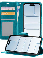 BTH BTH iPhone Air Hoesje Bookcase - Turquoise