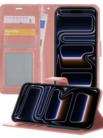 BTH BTH iPhone 17 Pro Hoesje Bookcase - Rose Goud