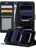 BTH BTH iPhone 17 Pro Hoesje Bookcase - Zwart