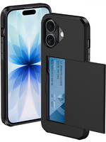 BTH BTH iPhone 17 Hoesje Pashouder Hard - Zwart