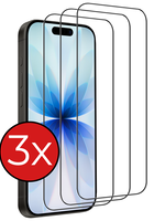 BTH BTH iPhone 17 Screenprotector Glas Full Cover 2D - 3 PACK
