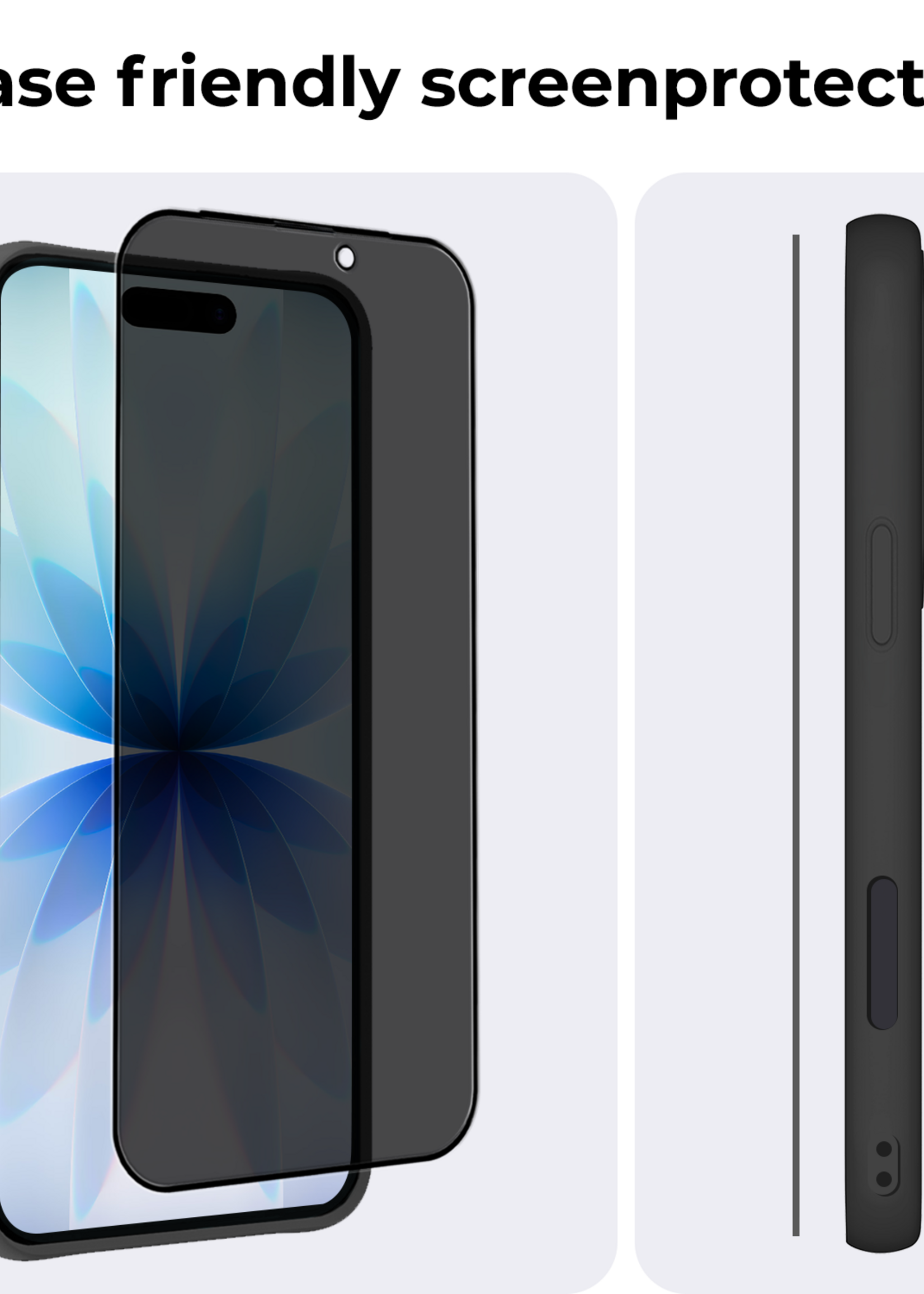 BTH BTH iPhone 17 Screenprotector Glas Privacy - 2 PACK