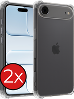 BTH BTH iPhone Air Hoesje Shockproof - Transparant - 2 PACK