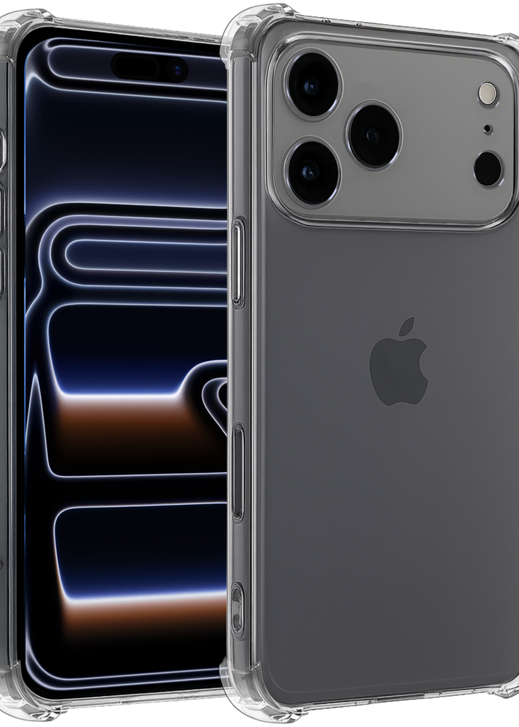 BTH BTH iPhone 17 Pro Max Hoesje Shockproof - Transparant